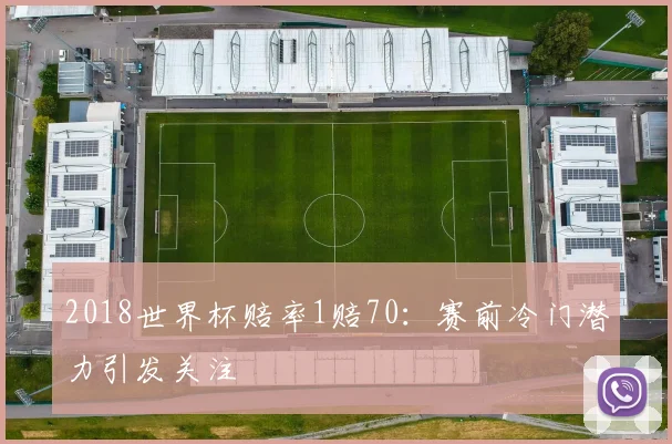 2018世界杯赔率1赔70:赛前冷门潜力引发关注